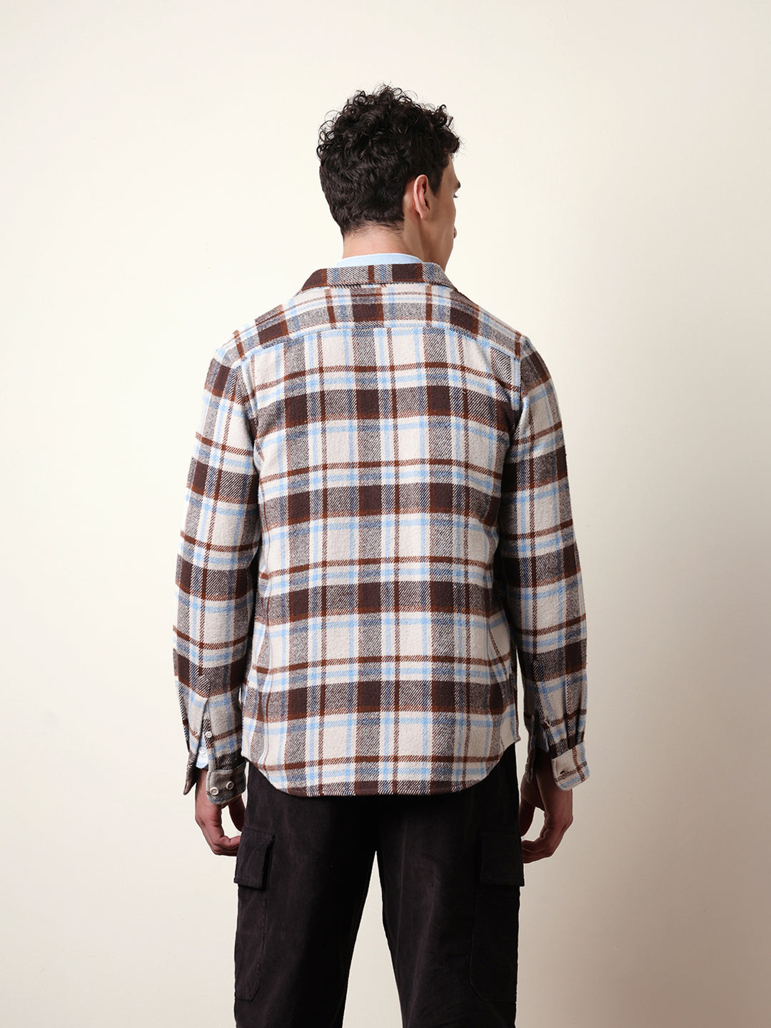 multicolor regular fit checked flannel casual shirt multicolor regular fit checked flannel casual shirt