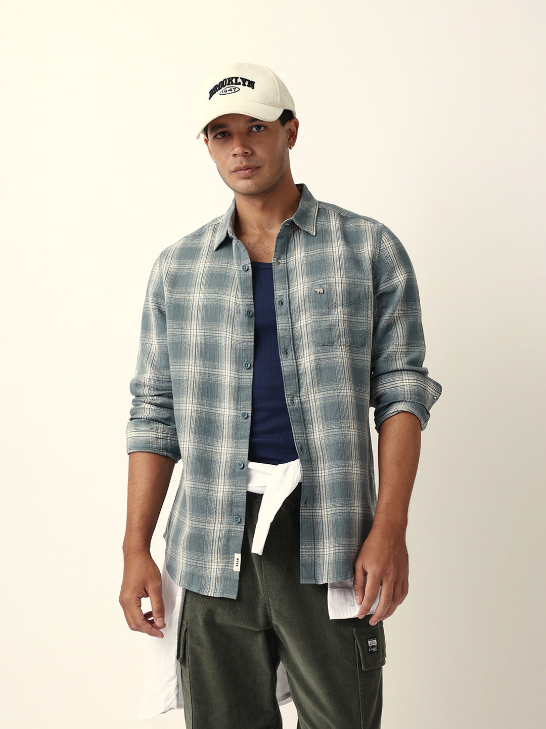 teal woven checkered slim fit casual shirt teal woven checkered slim fit casual shirt