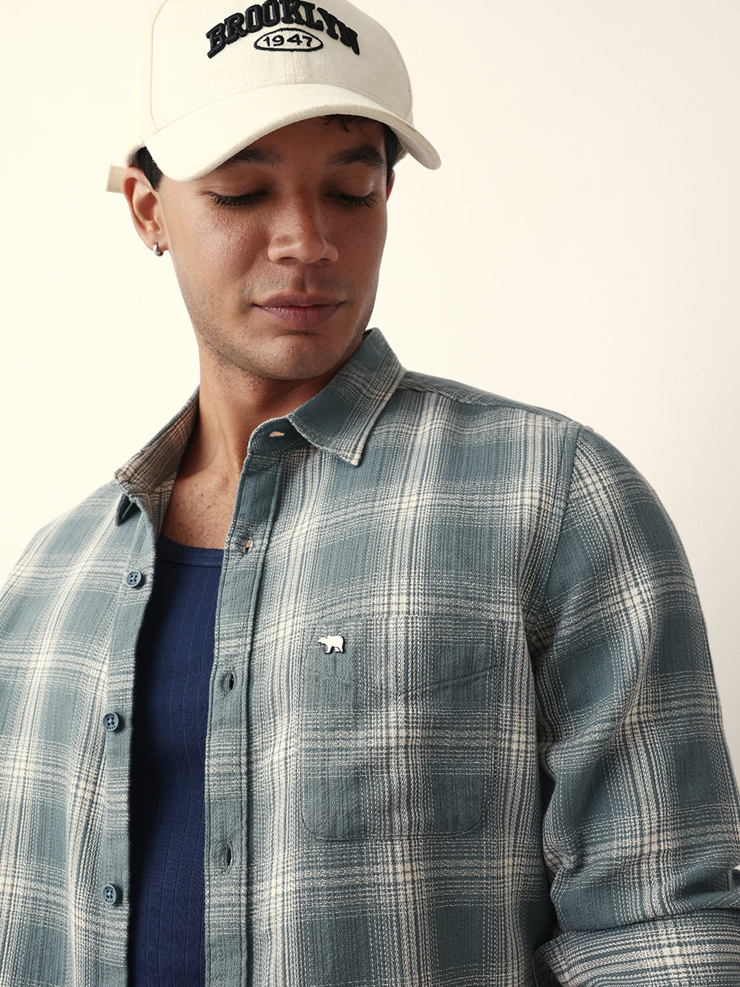 teal woven checkered slim fit casual shirt teal woven checkered slim fit casual shirt