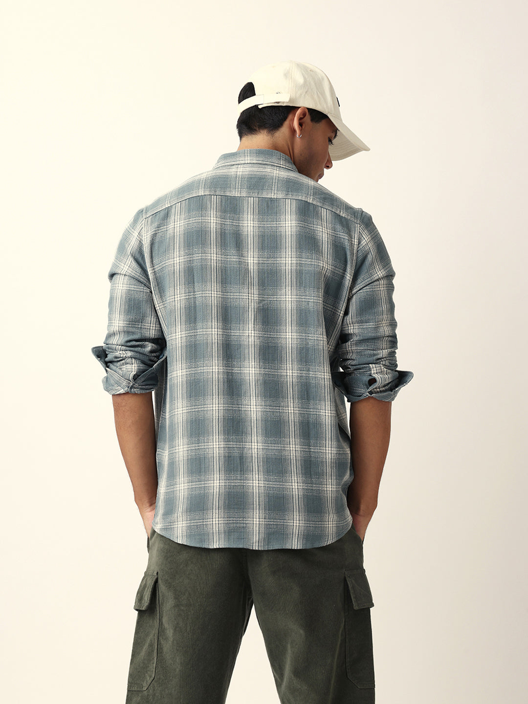 teal woven checkered slim fit casual shirt teal woven checkered slim fit casual shirt