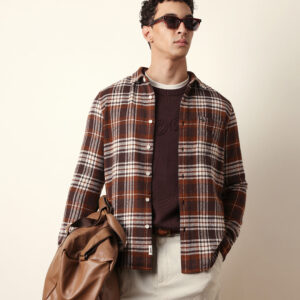 multicolor regular fit checked flannel casual shirt