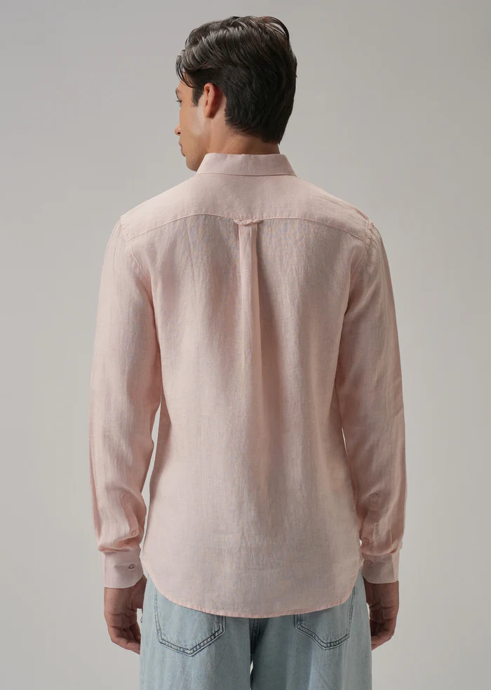 100 purelinenpinkshirt 100 purelinenpinkshirt